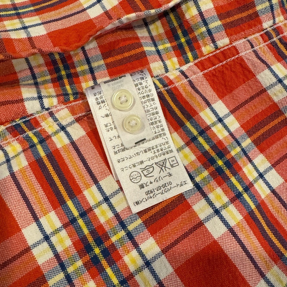 Eddie Bauer Long Sleeve Flannel Plaid Button Down Shirt Size Medium - Picture 5 of 13